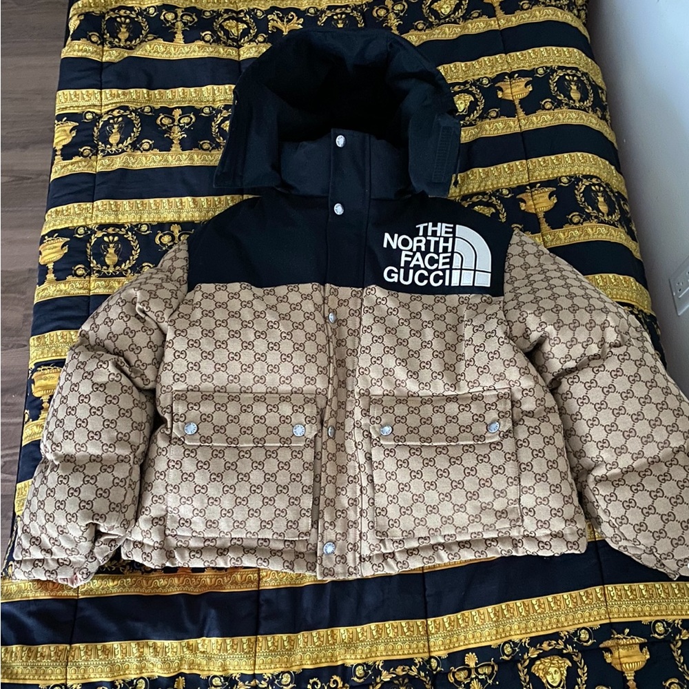 Authentic Gucci X The North Face Short Puffer